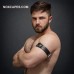 COMBO: 1 LEATHER JOCKSTRAP SP BLACK + 1 ARMBAND WITH D RING