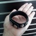 LEATHER COCK RING -BUTTON