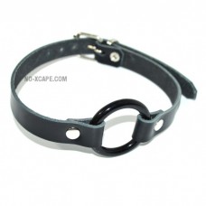 O-RING GAG WITH LEATHER STRAPS
