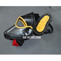 WOOF WOOF MUZZLE LEATHER YELLOW - Ears with cartilage