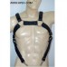 BLACK HARNESS WITH STRAPS SUSPENDERS BY CARABINERS