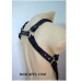 BLACK HARNESS WITH STRAPS SUSPENDERS BY CARABINERS