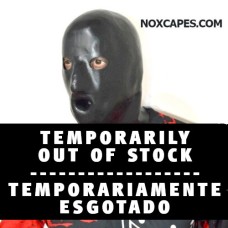 SOLID RUBBER MASK WITH GAG - ZIPPER CLOSURE - THICKNESS BETWEEN 2 and 3 MILIMETERS
