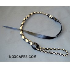 WHIP 12 PLAITS - TONGUE TAIL - GENUINE LEATHER