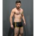 LEATHER GYM SHORT