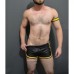 LEATHER GYM SHORT