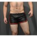 LEATHER GYM SHORT