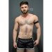 LEATHER GYM SHORT
