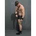 LEATHER MICRO SHORTS - NARROW CUT WITH SIDE DRAWSTRING