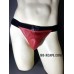 LEATHER POUCH JOCKSTRAP - red
